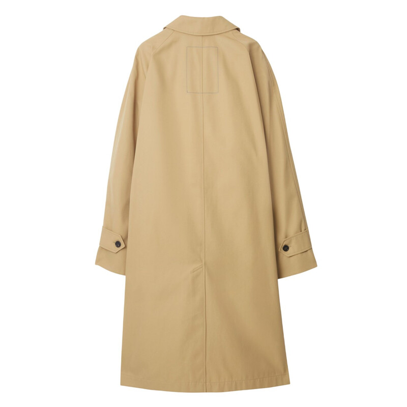 Burberry Single-Breasted Straight Hem Wool Coat, Brand Size 8 ( US