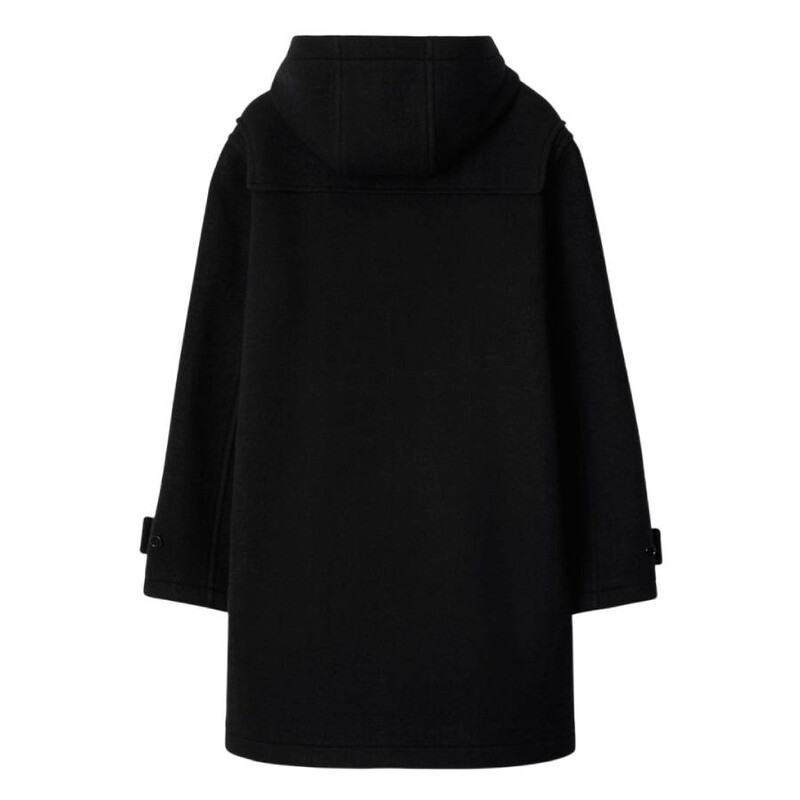 Burberry Single-Breasted Wool Duffle Coat, Brand Size 50 ( US Size
