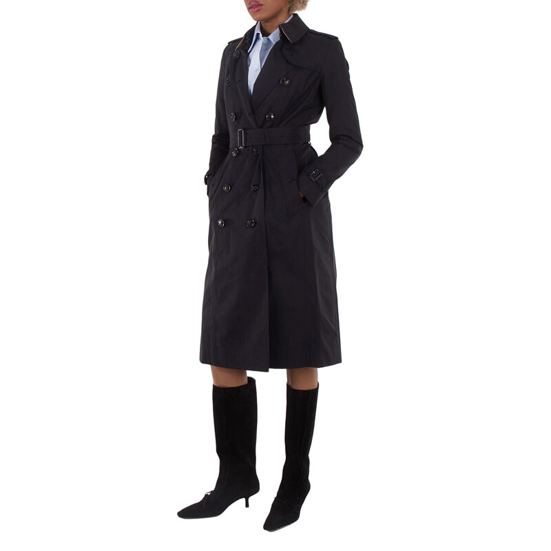 Burberry Slim Fit Long Heritage Chelsea Trench Coat, Brand Size 8