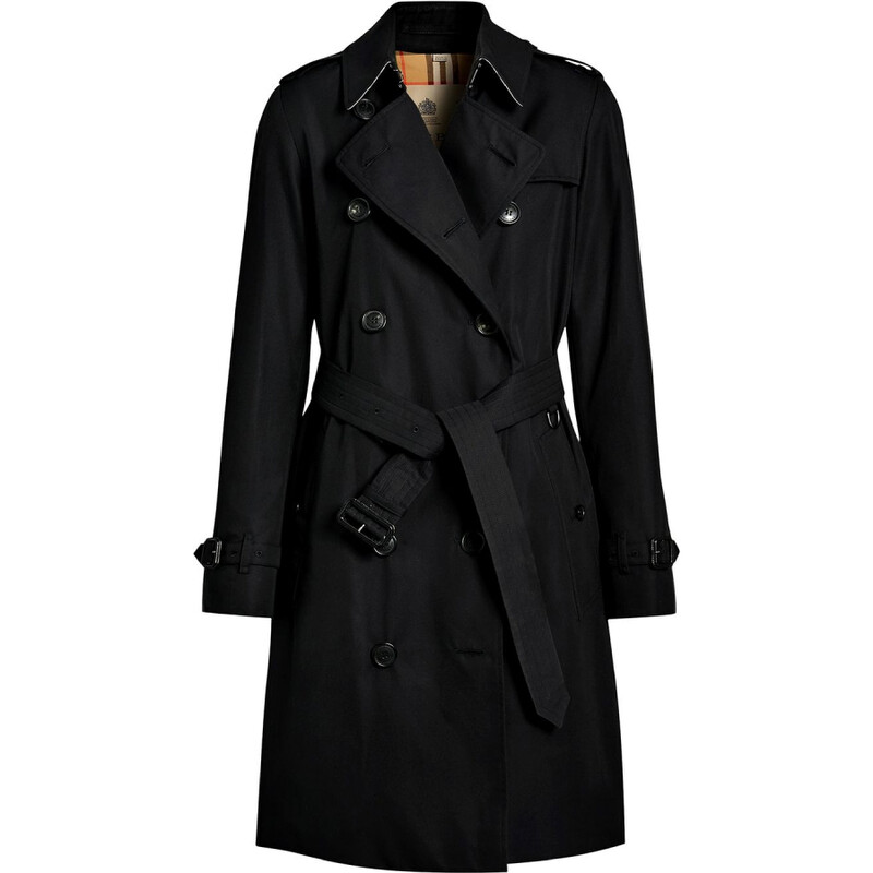 Burberry Slim Fit Long Heritage Chelsea Trench Coat, Brand Size 8