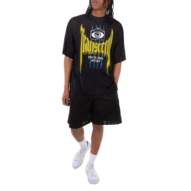 Burberry Slogan Print Nylon Mesh T-shirt, Size X-Small 8070147