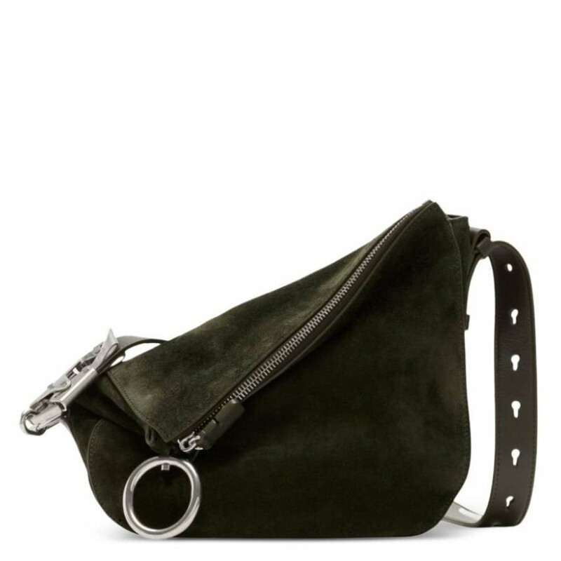 Burberry Small Knight Suede Shoulder Bag 8095282 5045707326317