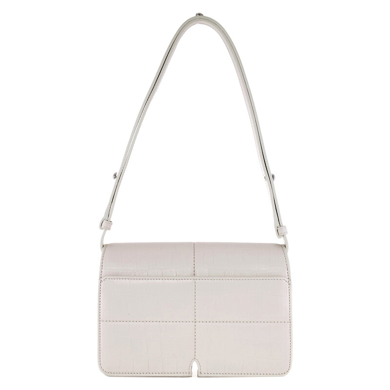 BURBERRY ボディバッグ ホワイト BURBERRY（バーバリー） ショルダーバッグ ML DUFFLE XS EKN クロス