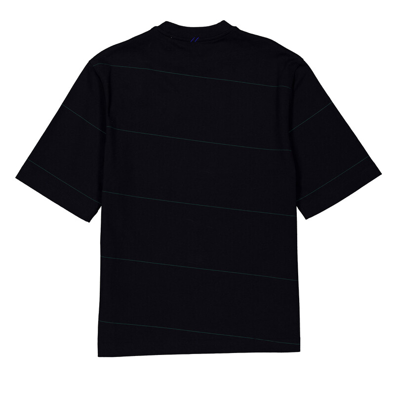 Burberry Striped Cotton Jersey T-Shirt, Size Small 8083613 