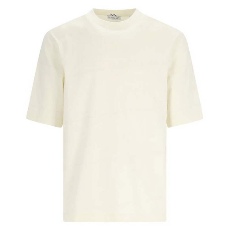 Burberry Striped Logo-Embroidered T-Shirt, Size X-Small 8082027