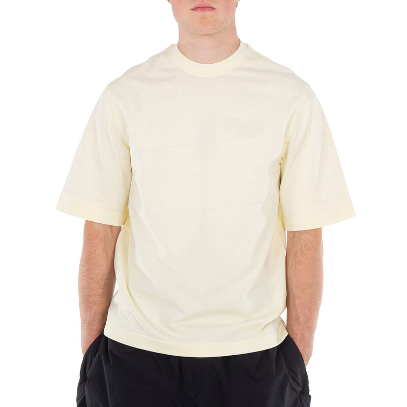 Burberry Striped Logo-Embroidered T-Shirt, Size X-Small 8082027