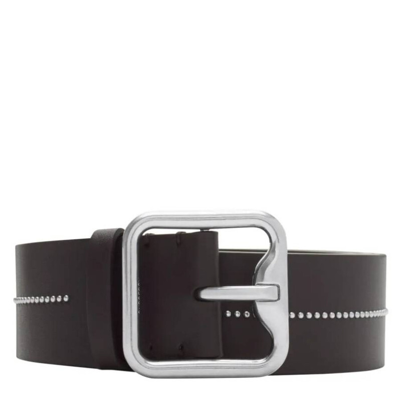 Burberry Studded 35 Leather Belt, Size 110 8103310 - Jomashop