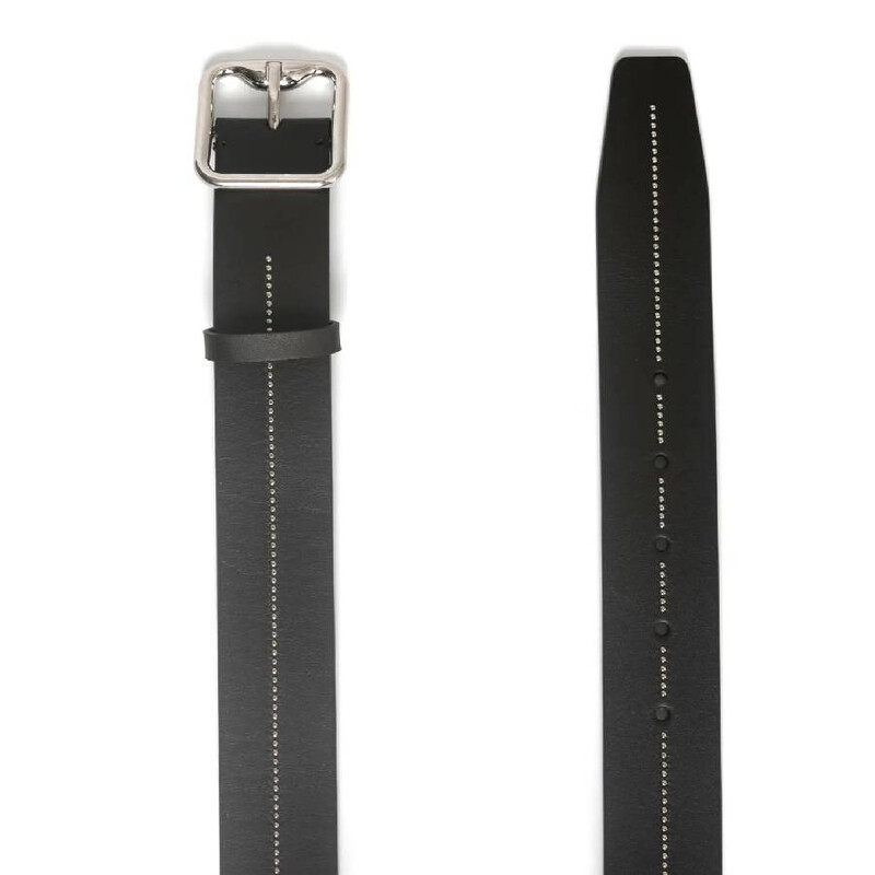 Burberry Studded 35 Leather Belt, Size 110 8103310 - Jomashop