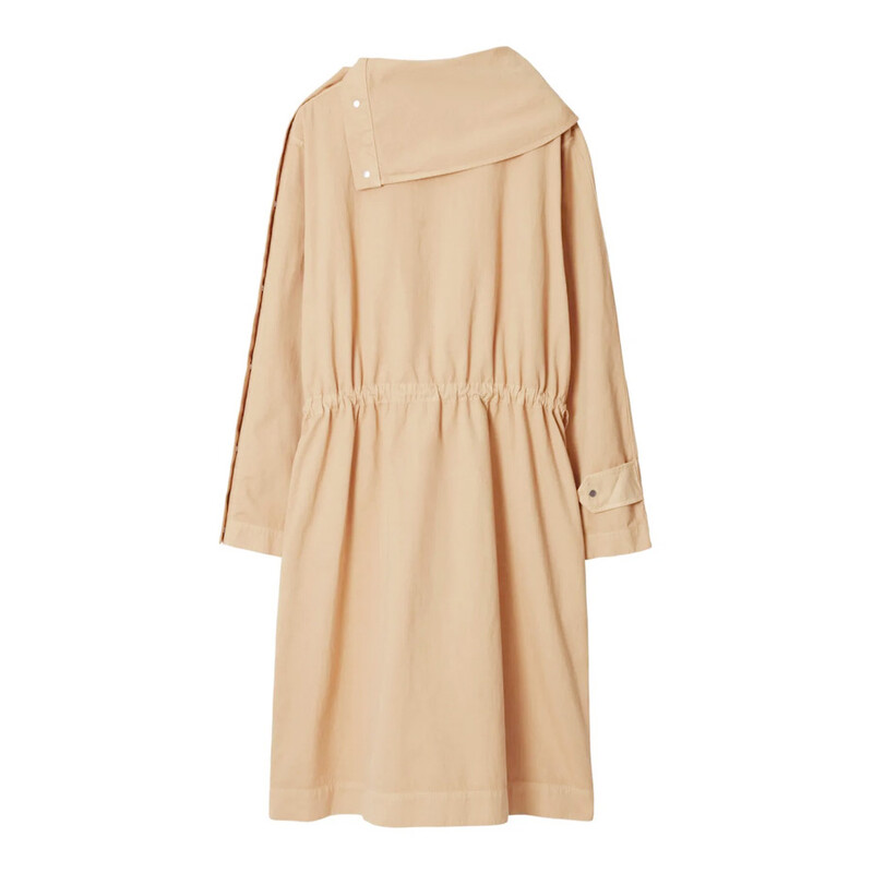 Burberry Stud-Detail Folded Midi Dress, Brand Size 4 ( US Size 2