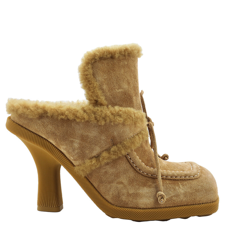Burberrys of LONDON パンプス Burberry Square-Toe Highland Mules, Brand Size 36 (US Size 6