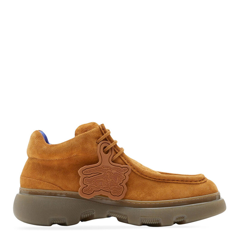 Burberry Suede Creeper Mid Derby Shoes, Brand Size 42 ( US Size 9