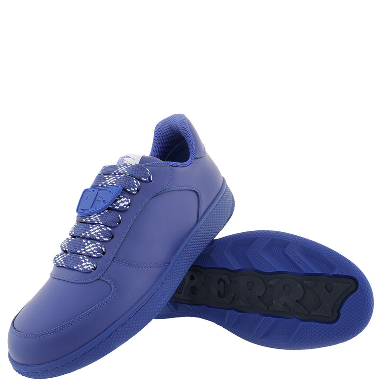Burberry Terrace Leather Low-Top Sneakers, Brand Size 43.5 ( US