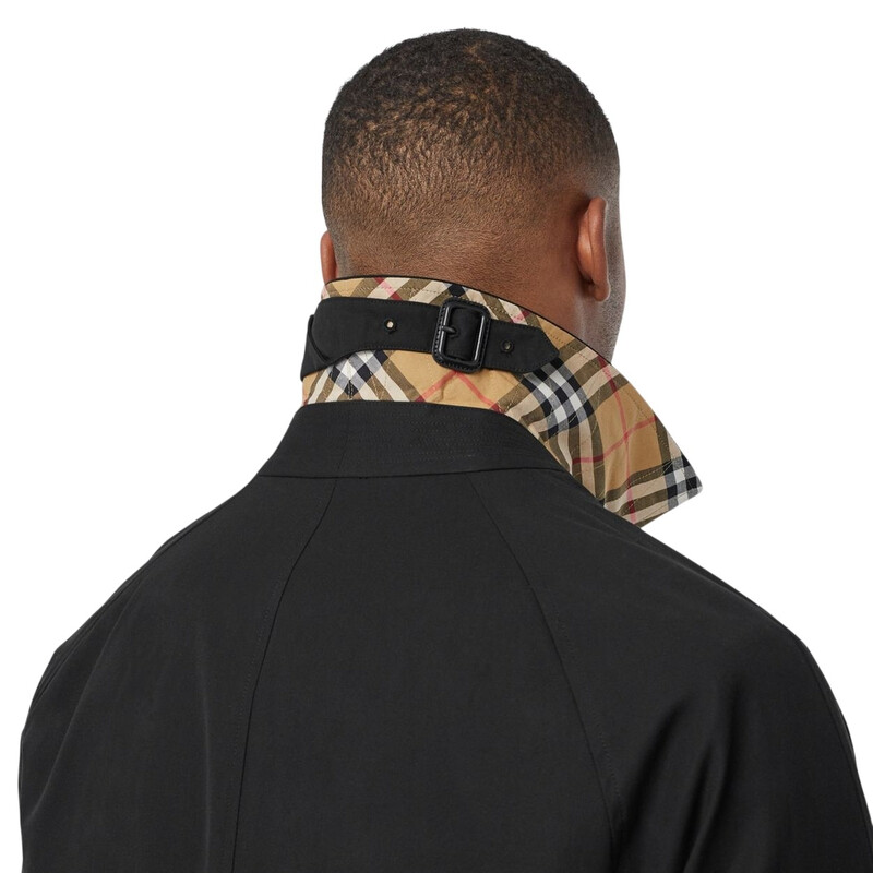 Burberry The Camden Gabardine Car Coat, Brand Size 54SF (US Size