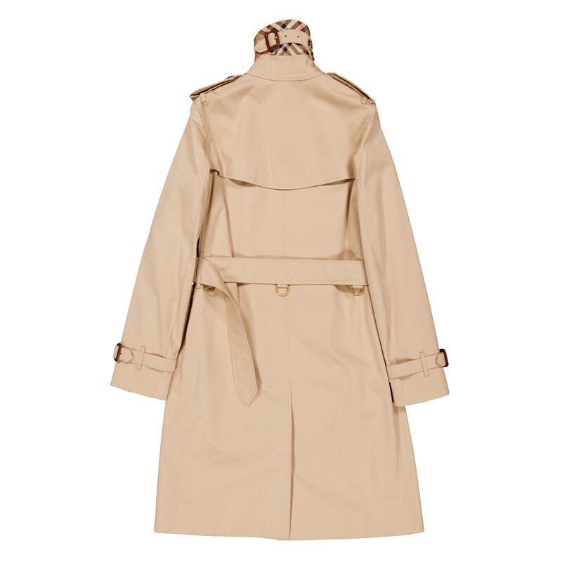 Burberry The Kensington Mid-Length Trench Coat, Brand Size 2 ( US