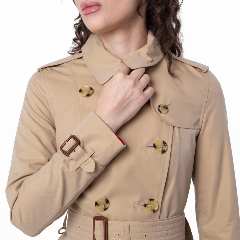 Burberry The Long Chelsea Heritage Belted Trench Coat, Brand Size