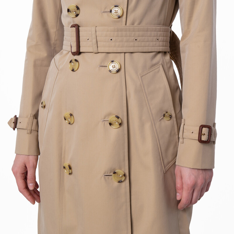 Burberry The Long Chelsea Heritage Belted Trench Coat, Brand Size
