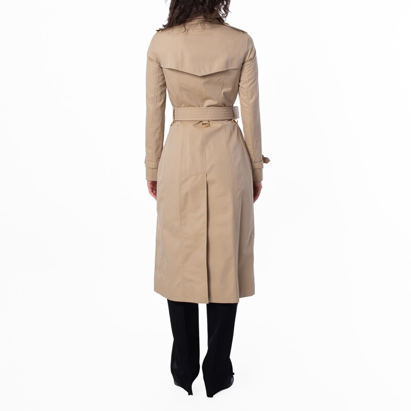 Burberry The Long Chelsea Heritage Belted Trench Coat, Brand Size