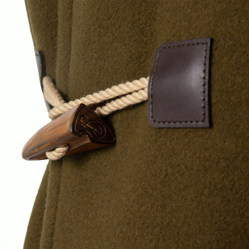 Burberry Toggle-Fastening Duffle Coat, Brand Size 52 ( US Size 42