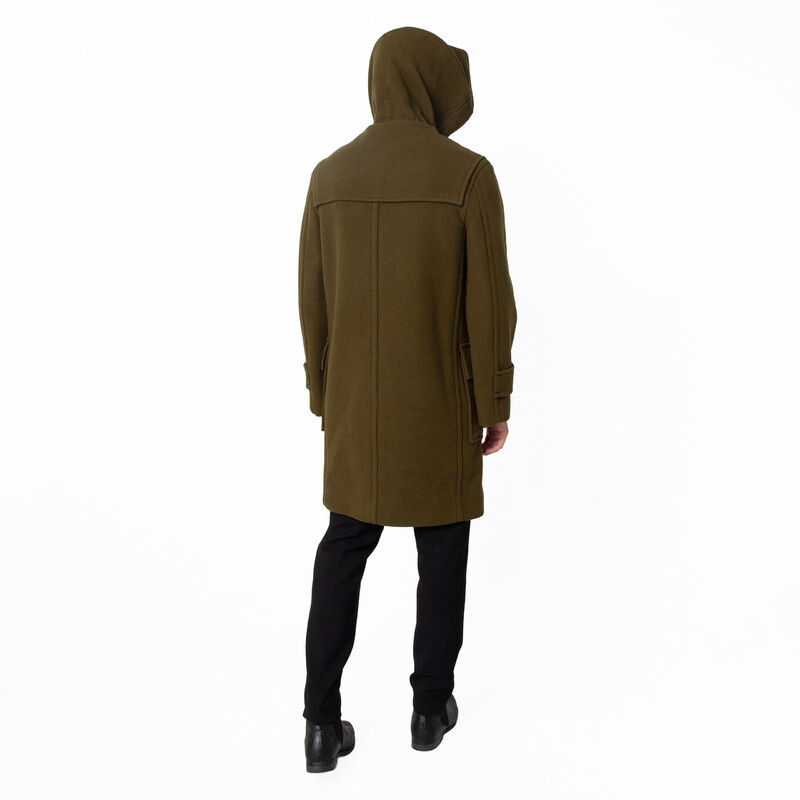 Burberry Toggle-Fastening Duffle Coat, Brand Size 52 ( US Size 42