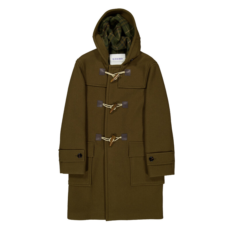 Burberry Toggle-Fastening Duffle Coat, Brand Size 52 ( US Size 42