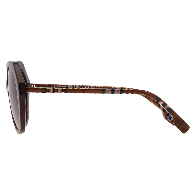 Burberry Vanessa Brown Gradient Geometric Ladies Sunglasses  display picture 3