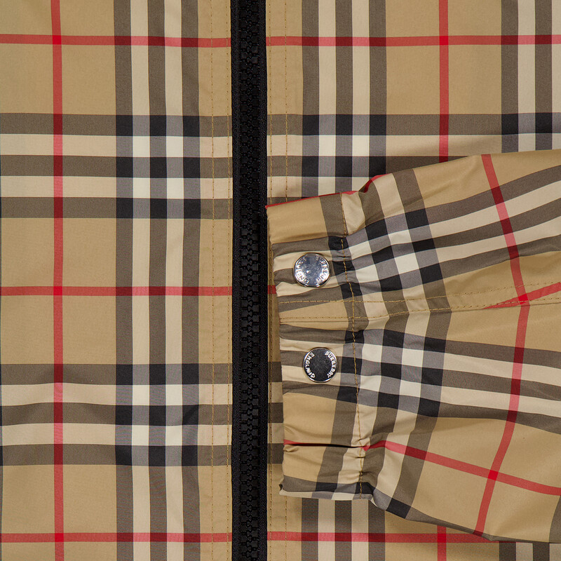 BURBERRY チェック柄ジャケット 38 Burberry バーバリー ノバチェック柄 ナイロンジャケット レディース M