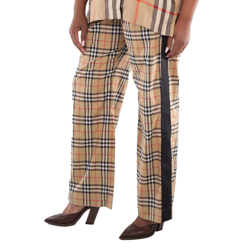 Burberry Vintage Check Pants, Brand Size 8 (US Size 6) 8040597