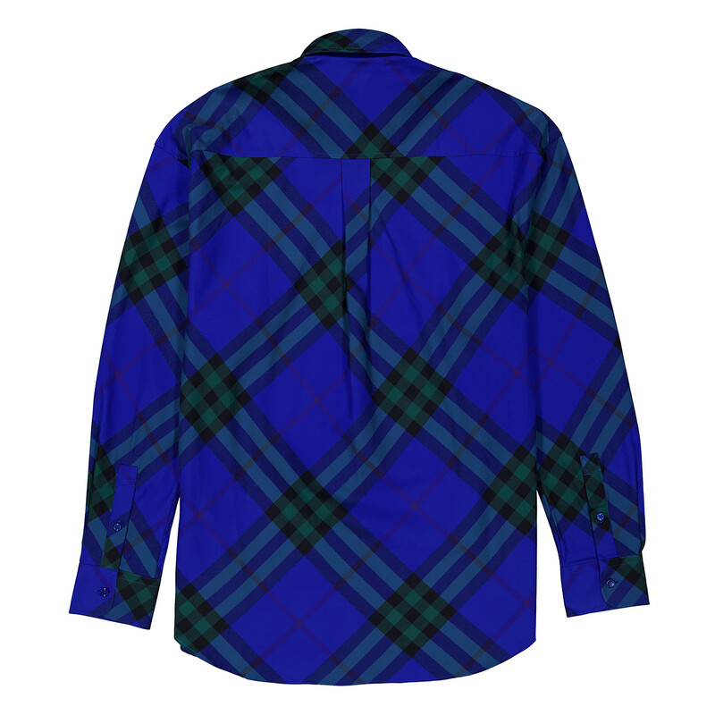 Burberry Vintage-Check Patterned Button-Up Cotton Shirt, Size XX-Large  8082887 - Clothing - Jomashop