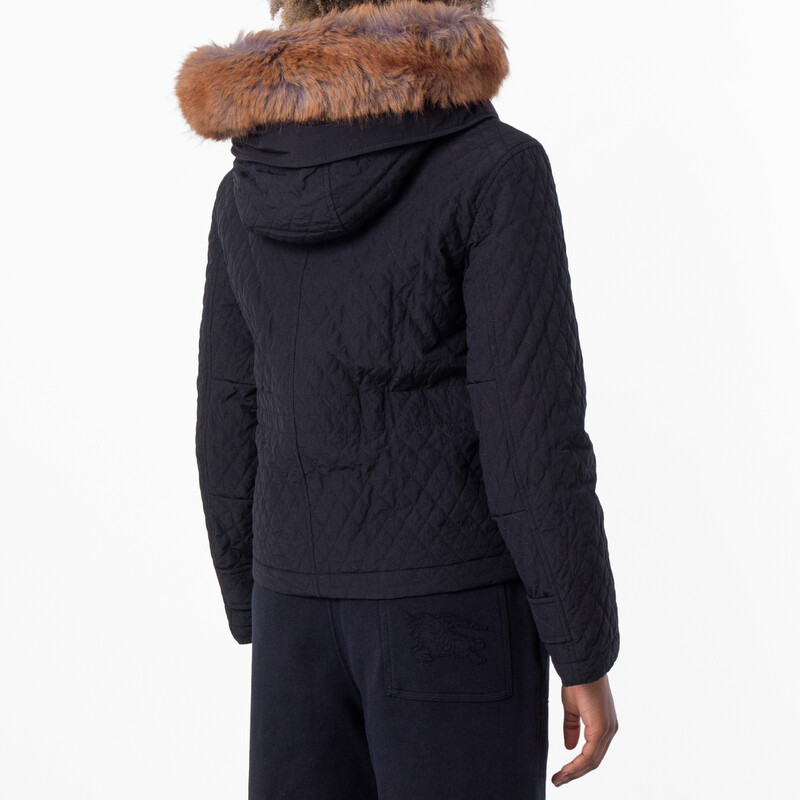 Burberry Womens Black Quilted Insulated Jacket, Size X-Small