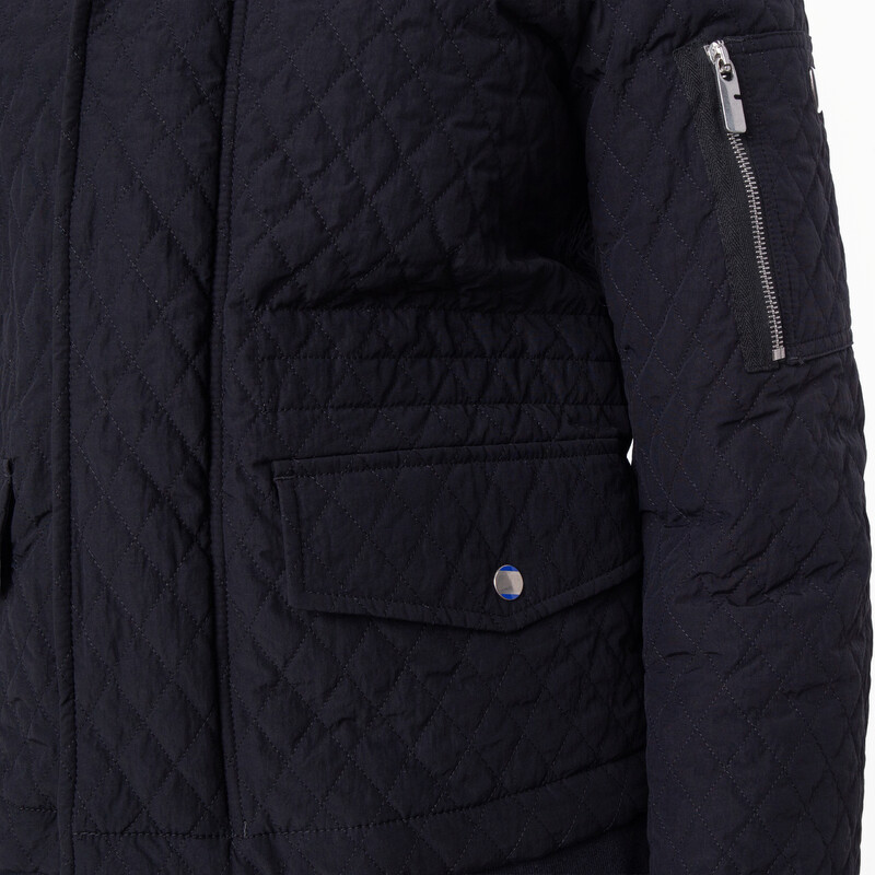 Burberry Womens Black Quilted Insulated Jacket, Size X-Small