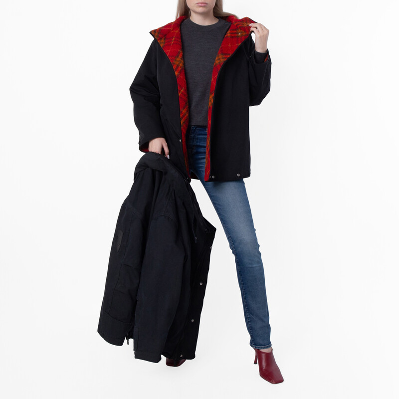 Burberry Womens Detachable Warmer Cotton Parka, Size XXXS 8099345