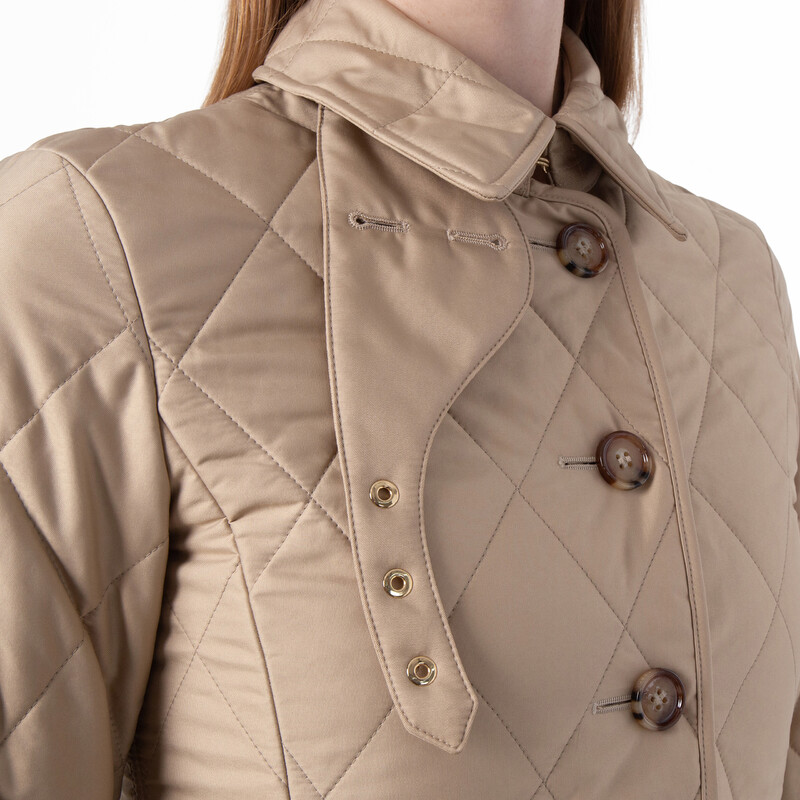 Burberry Womens Diamond Quilted Thermoregulated Jacket, Size XX