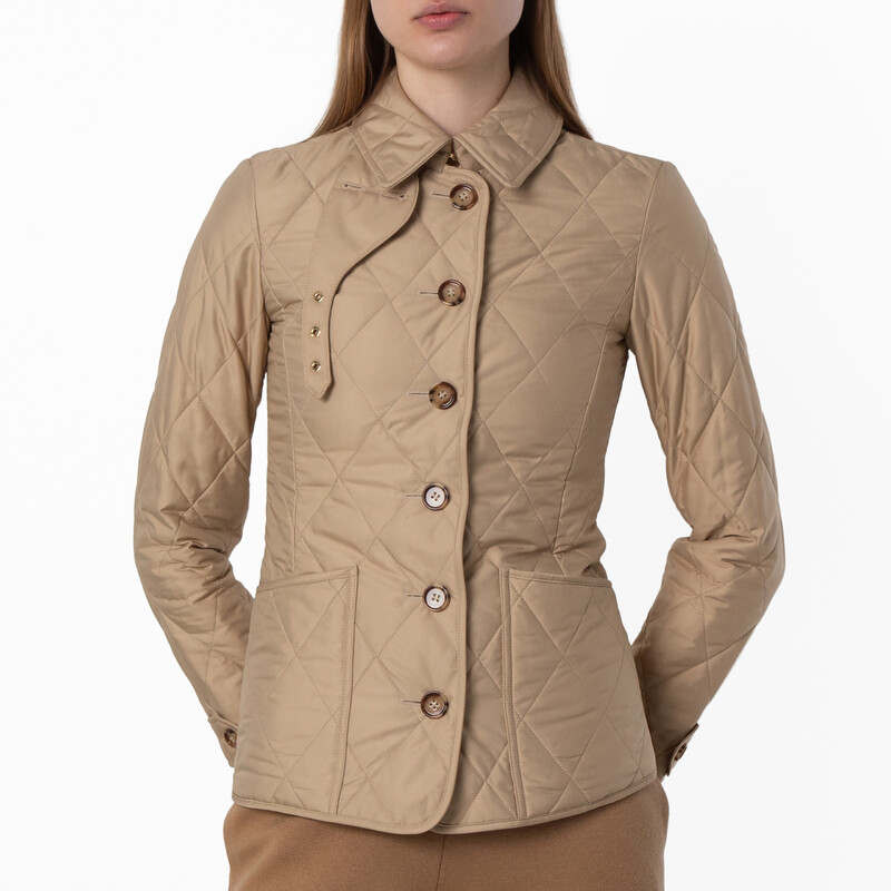 Burberry Womens Diamond Quilted Thermoregulated Jacket, Size XX
