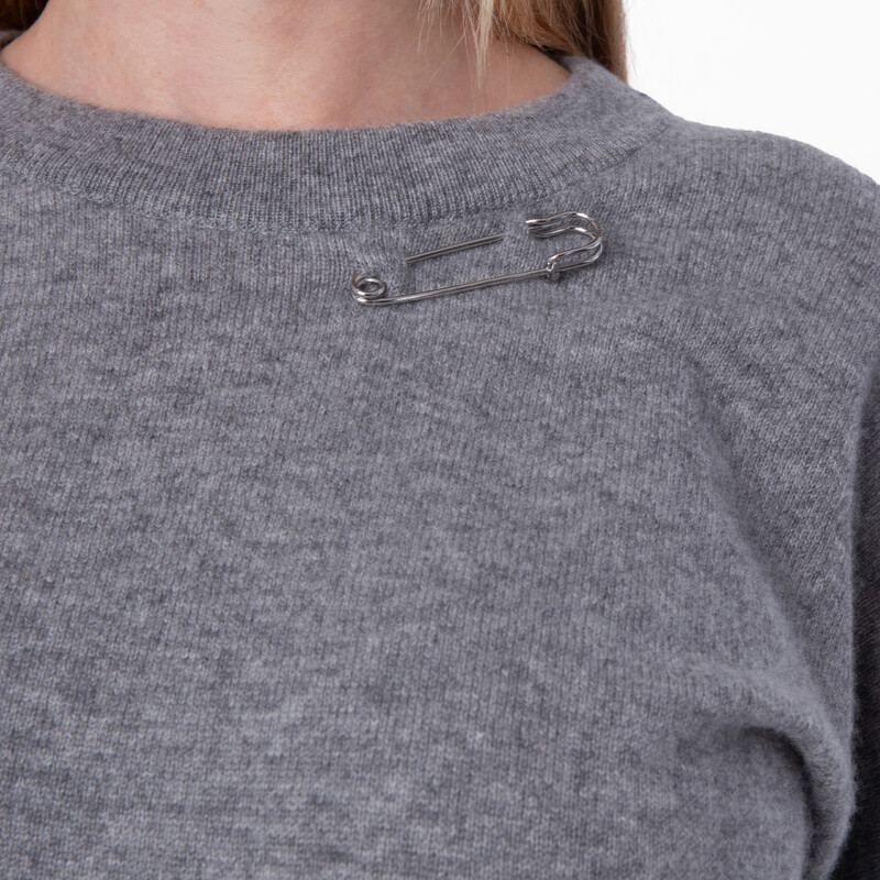 Burberry Womens EKD Cashmere Sweater, Size Large 8080851