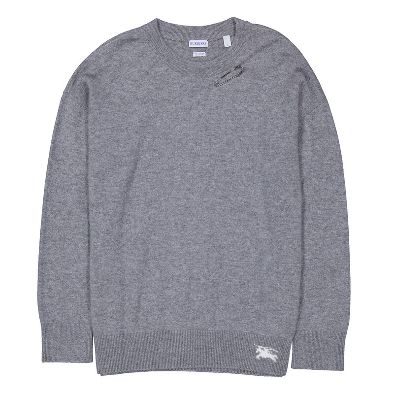 Burberry Womens EKD Cashmere Sweater, Size Large 8080851