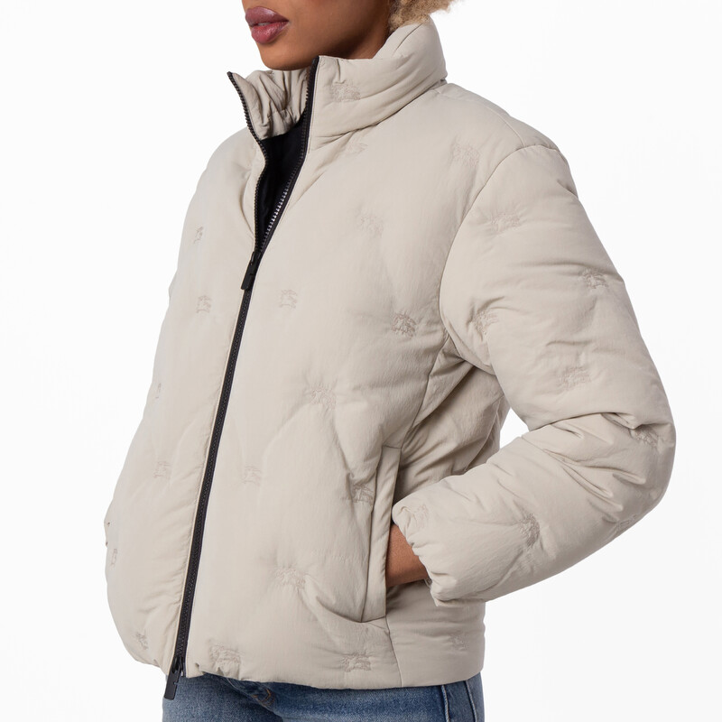 Burberry Womens EKD Nylon Puffer Jacket, Size Medium 8094176