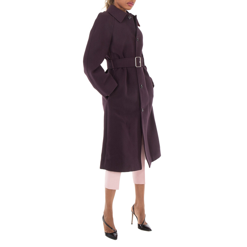 Burberry Wool Belted Coat, Brand Size 6 ( US Size 4 ) 8077358