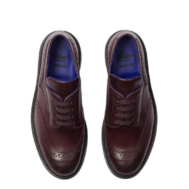Burberry x Tricker's Almond Shaped Toe Brogues, Brand Size 3 (US