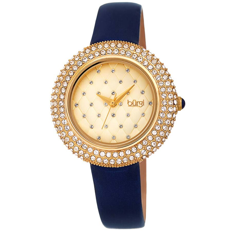 Burgi Ladies Argyle Dial Swarovski Crystal Glamor Strap  display picture 3