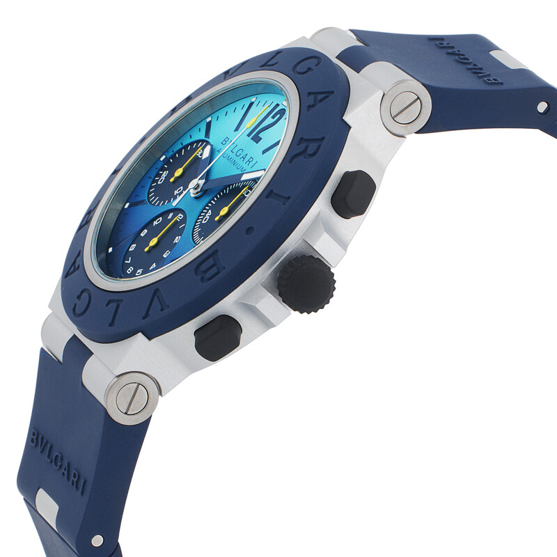 Bvlgari Aluminium Capri Edition Chronograph Automatic Blue Dial