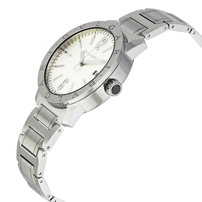 Bvlgari Bvlgari Automatic Silvered Opalin Dial Men's Watch 102110