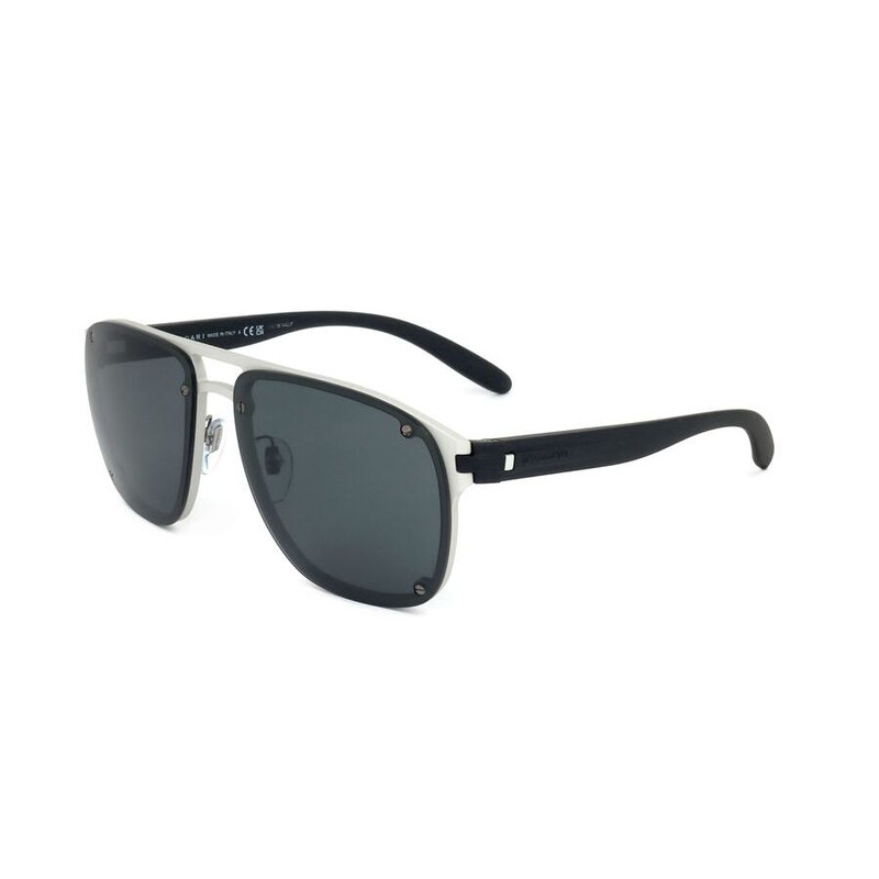 Bvlgari Dark Grey Rectangular Men's Sunglasses BV5058 018/87 60
