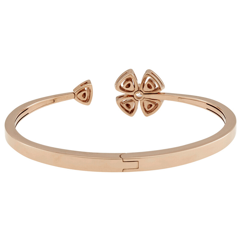 Bvlgari Fiorever 18kt Rose Gold Bracelet, Size S 356276 - Jewelry