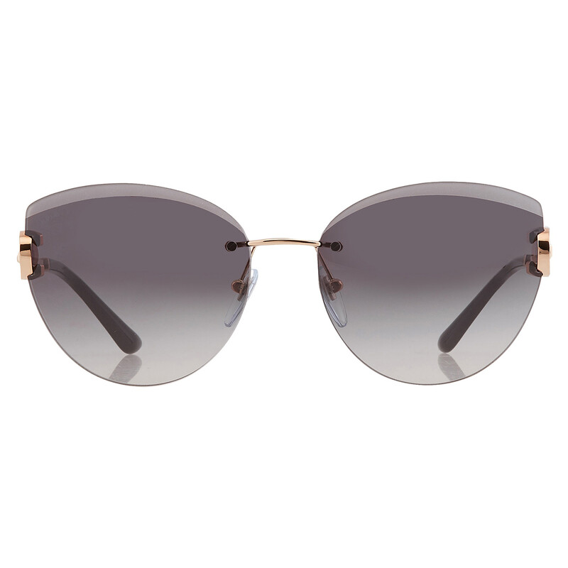 Bvlgari Grey Gradient Cat Eye Ladies Sunglasses BV6166B 20148G 60
