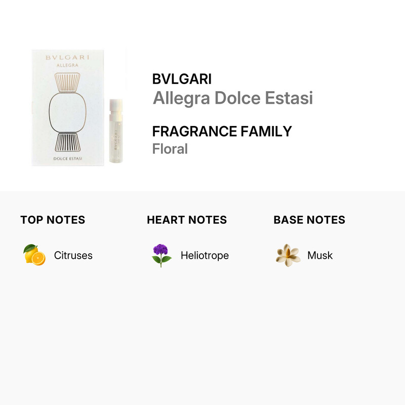 Bvlgari Ladies Allegra Dolce Estasi EDP Spray 0.05 oz Fragrances