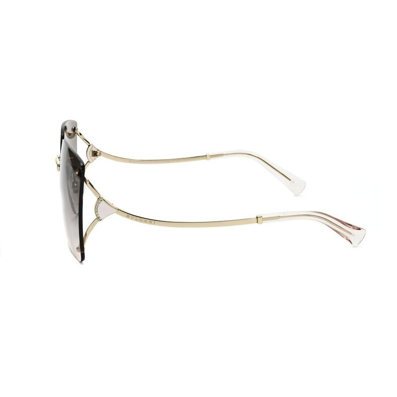 Bvlgari Grey Gradient Square Ladies Sunglasses BV6190BD 278 