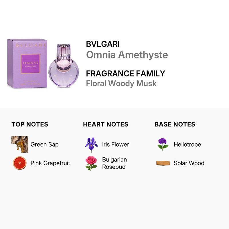 Bvlgari Ladies Omnia Amethyste EDT Spray 1.69 oz Fragrances 0