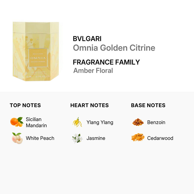 Bvlgari Ladies Omnia Golden Citrine EDT Body Spray 2.2 oz