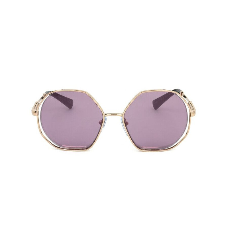 NIB Bulgari Hexagonal Sunglasses - Gold and Pink BVLGARI | Accessories | Bulgari Sunglasses Metallic Gold  main image 3