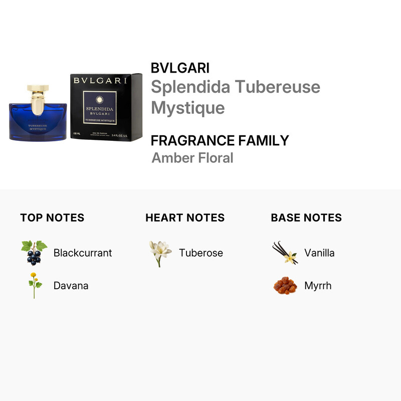 BVLGARI ボディミステト 100ml Bvlgari Ladies Splendida Tubereuse Mystique EDP Spray 3.4 oz
